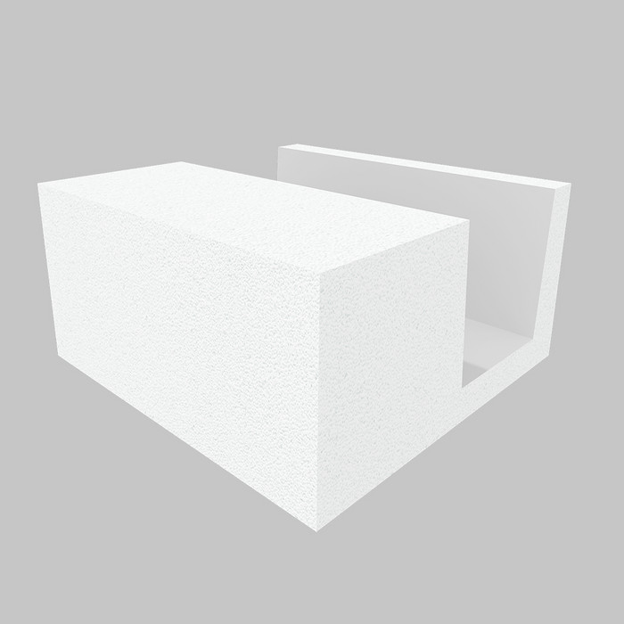 Газобетонный U-блок ISTKULT 375 мм | длиной 625 мм